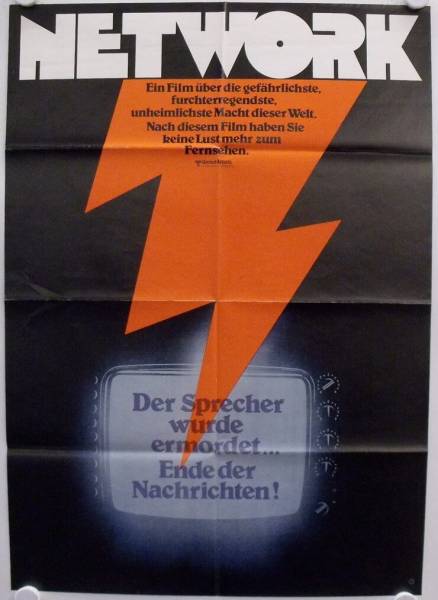 Network originales deutsches Filmplakat