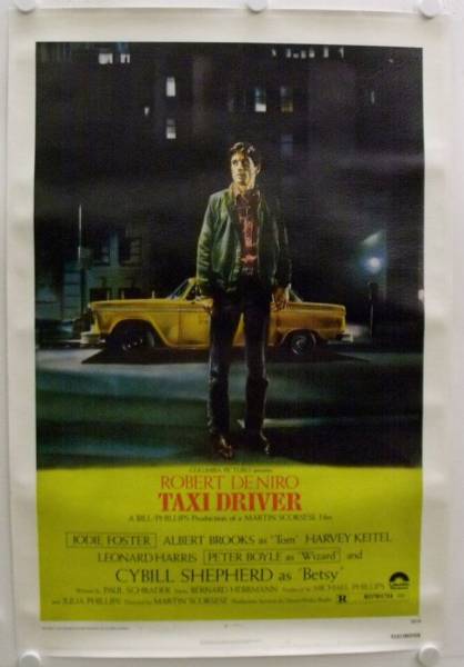 Taxi Driver originales US Onesheet Filmplakat