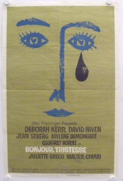 Bonjour Tristesse originales Filmplakat