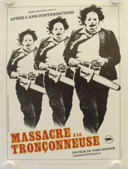 Blutgericht in Texas originales Filmplakat aus Frankreich (R80s)