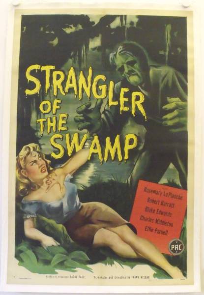 Strangler of the Swamp original release US Onesheet movie poster