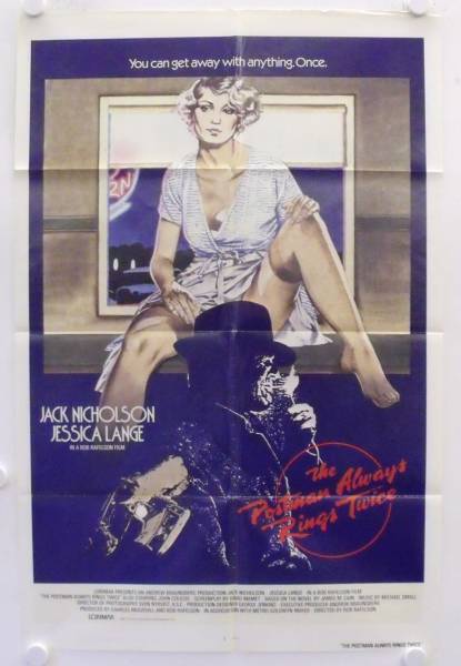 Wenn der Postmann zweimal klingelt originales Filmplakat