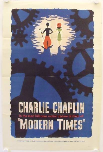 Moderne Zeiten originales Filmplakat