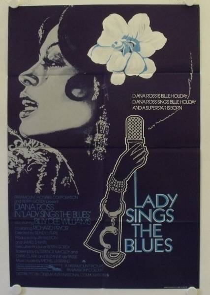Lady sings the Blues originales britisches Onesheet Filmplakat