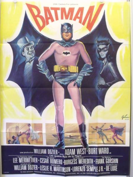 Batman hält die Welt in Atem originales Filmplakat aus Frankreich