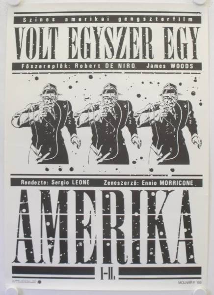 Es war einmal in Amerika originales Filmplakat aus Ungarn