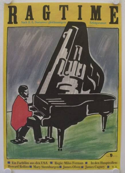 Ragtime originales DDR Filmplakat