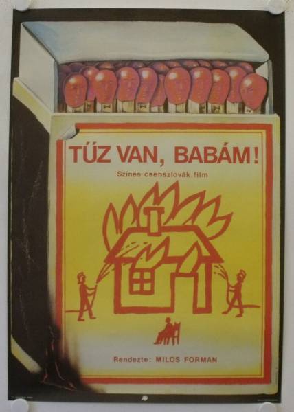 Horí, ma panenko - The Firemens Ball re-release Hungarian movie poster