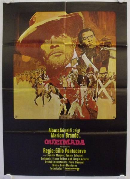 Burn! original release german movie poster