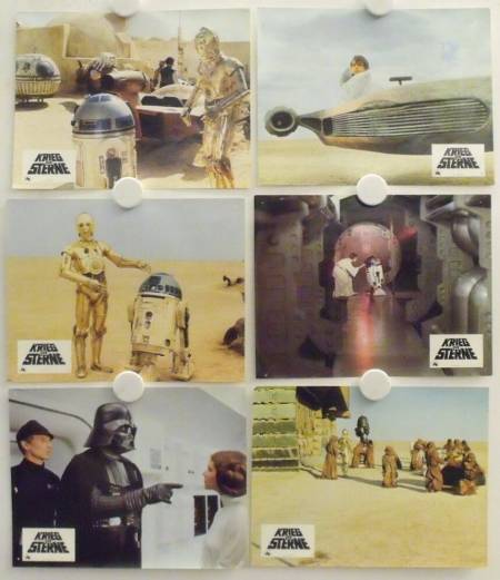 Krieg der Sterne originaler deutscher Fotosatz