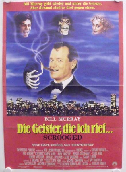 Scrooged original release german movie poster