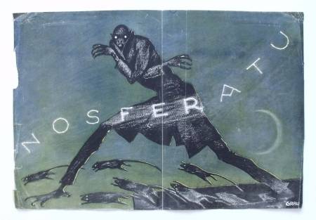Nosferatu, eine Symphonie des Grauens originales deutsches Filmplakat