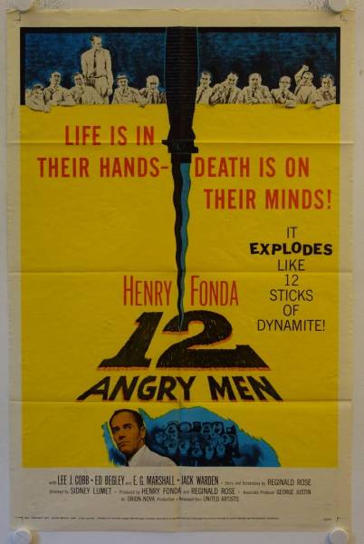 Die 12 Geschworenen originales US Filmplakat