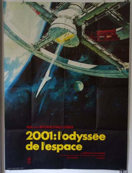 2001 - A Space Odyssey re-release large french movie poster