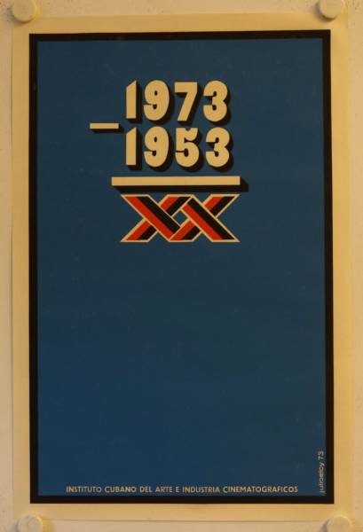 20th Anniversary of the Cuban Revolution original release cuban political poster