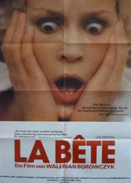 The Beast - La Bete original release german movie poster