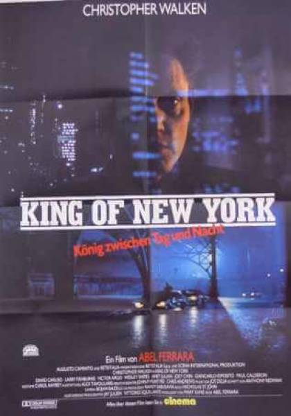 King of New York original german poster