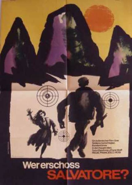 Wer erschoss Salvatore? originales DDR Filmplakat
