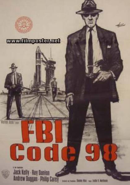 FBI Code 98 originales deutsches Filmplakat