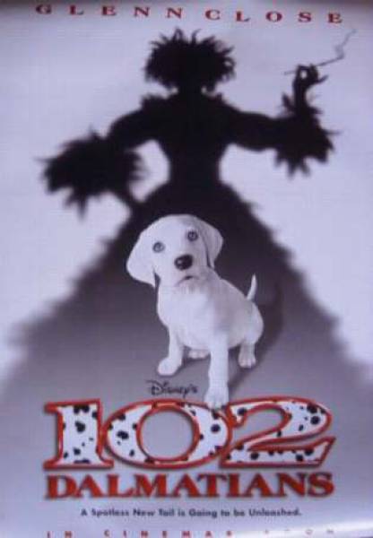 102 Dalmatians original release US Onesheet movie poster