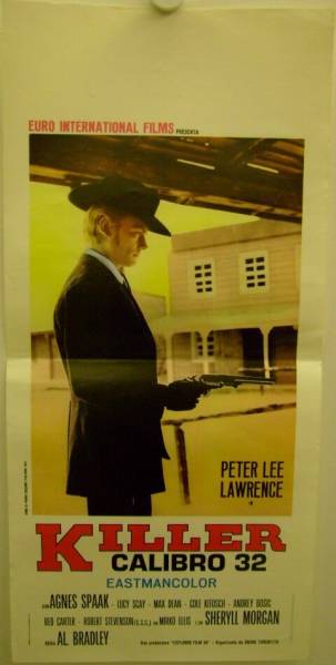 32 Caliber Killer original italian locandina poster