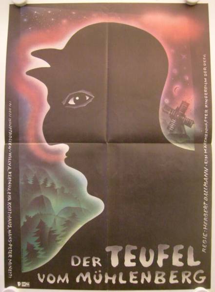 Der Teufel vom Mühlenberg originales DDR Filmplakat (R80s)