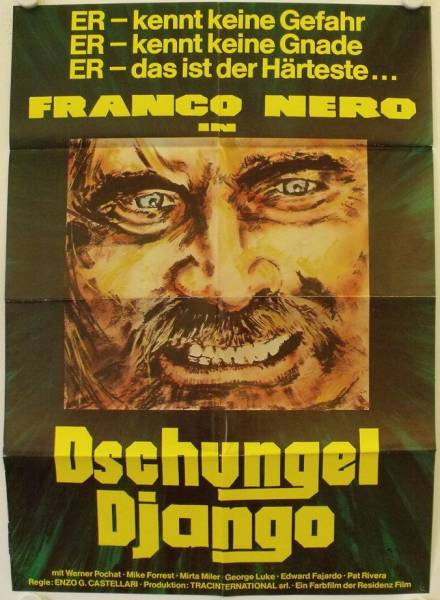 Dschungel Django originales Filmplakat