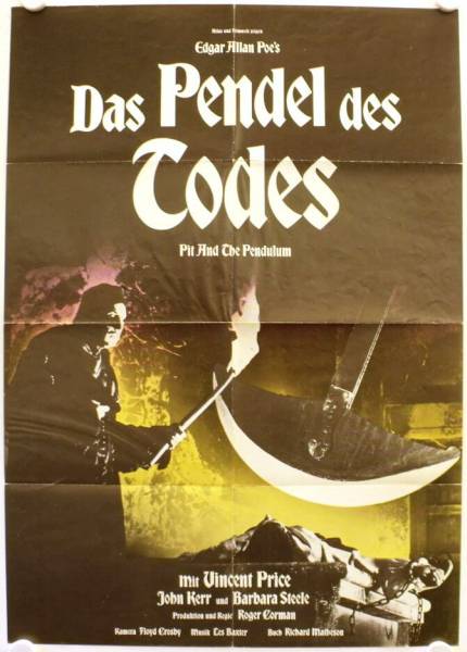 The Pit and the Pendulum re-release german movie poster