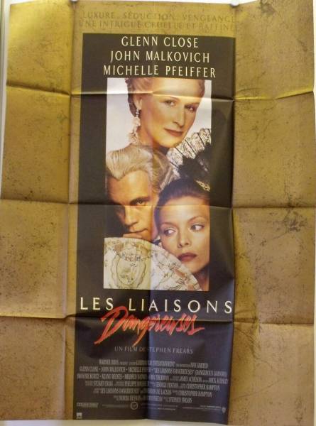 Dangerous Liaisons original release large french movie poster