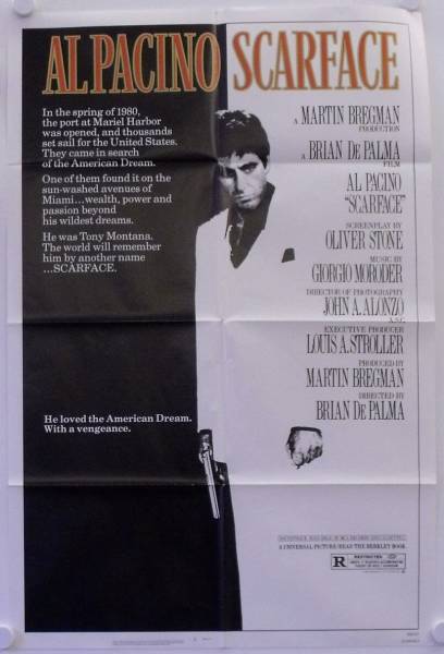 Scarface originales US Filmplakat