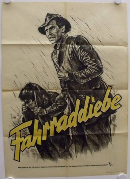 Fahrraddiebe originales Filmplakat