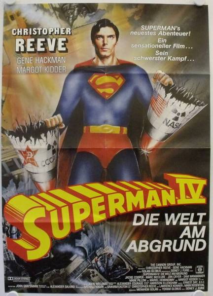 Superman IV original release german movie poster