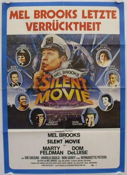 Mel Brooks Silent Movie originales deutsches Filmplakat