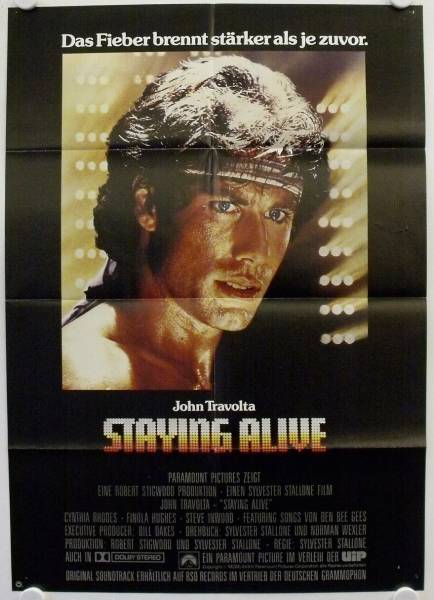 Stayin' Alive original release german movie poster