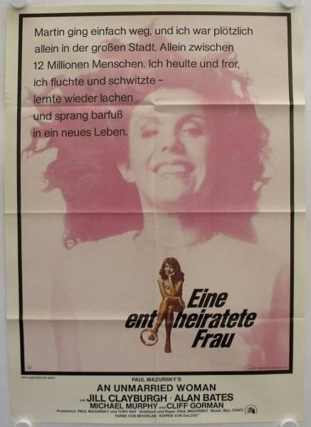 An Unmarried Woman original release german movie poster