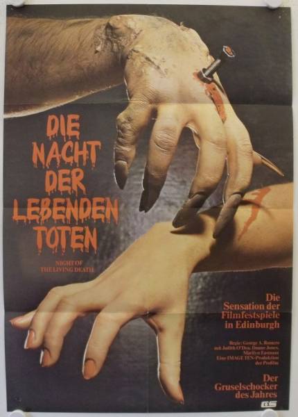 Night of the Living Dead original release german movie poster