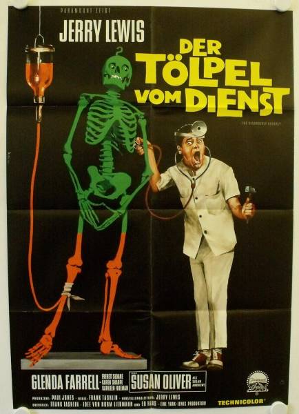 The Disorderly Orderly original release german movie poster