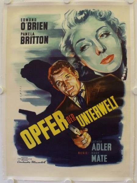 Opfer der Unterwelt originales Filmplakat
