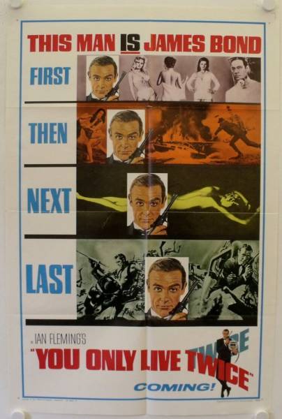 Man lebt nur zweimal originales US Advance Filmplakat