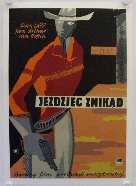 Shane original release polish movie poster
