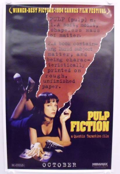 Pulp Fiction originales Filmplakat
