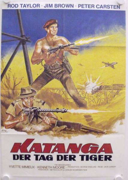 Katanga - Der Tag der Tiger originales Filmplakat