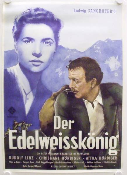 Der Edelweisskönig original release german movie poster