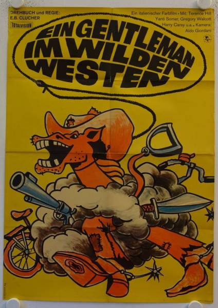 Verflucht, verdammt und Hallelujah! originales DDR Filmplakat