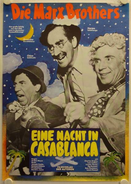 A Night in Casablanca re-release german movie poster