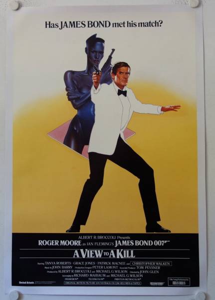A View to a Kill original release British Onesheet movie poster