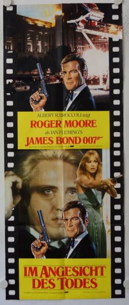 James Bond 007 - Im Angesicht des Todes originales deutsches Sonder-Filmplakat