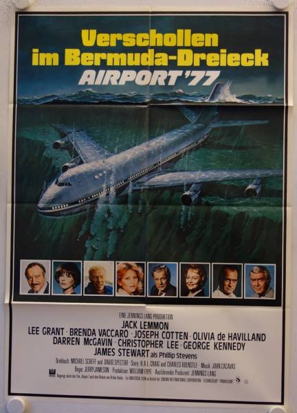 Airport 77 - Verschollen im Bermuda-Dreieck originales deutsches Filmplakat
