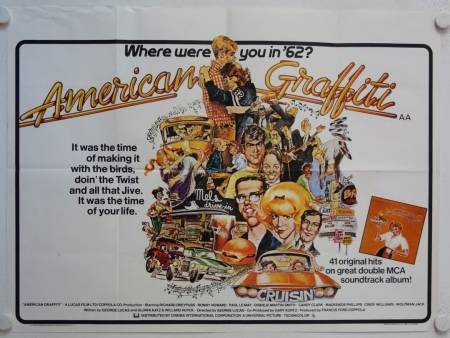 American Graffiti original release british quad movie poster
