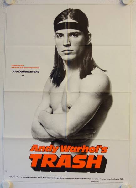 Andy Warhol's Trash original release german movie poster